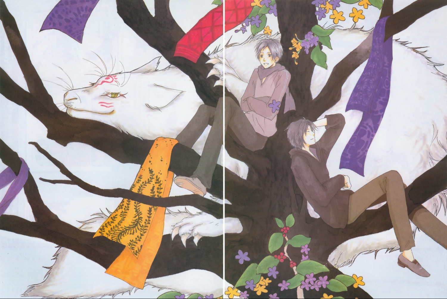 gap, madara_(natsume), male, midorikawa_yuki, natsume_takashi, natsume_yuujinchou, tanuma_kaname