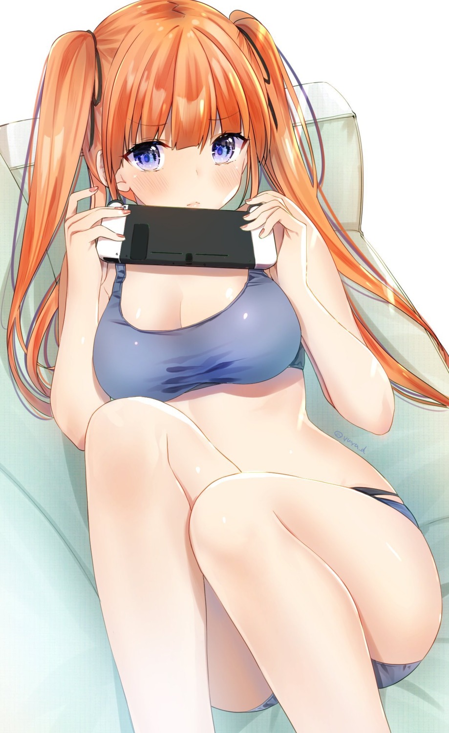 bra, cleavage, pantsu, yu_yu