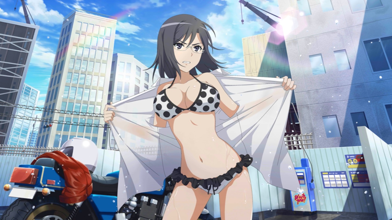 bikini, konori_mii, megane, open_shirt, swimsuits, tagme, toaru_kagaku_no_railgun, toaru_majutsu_no_index
