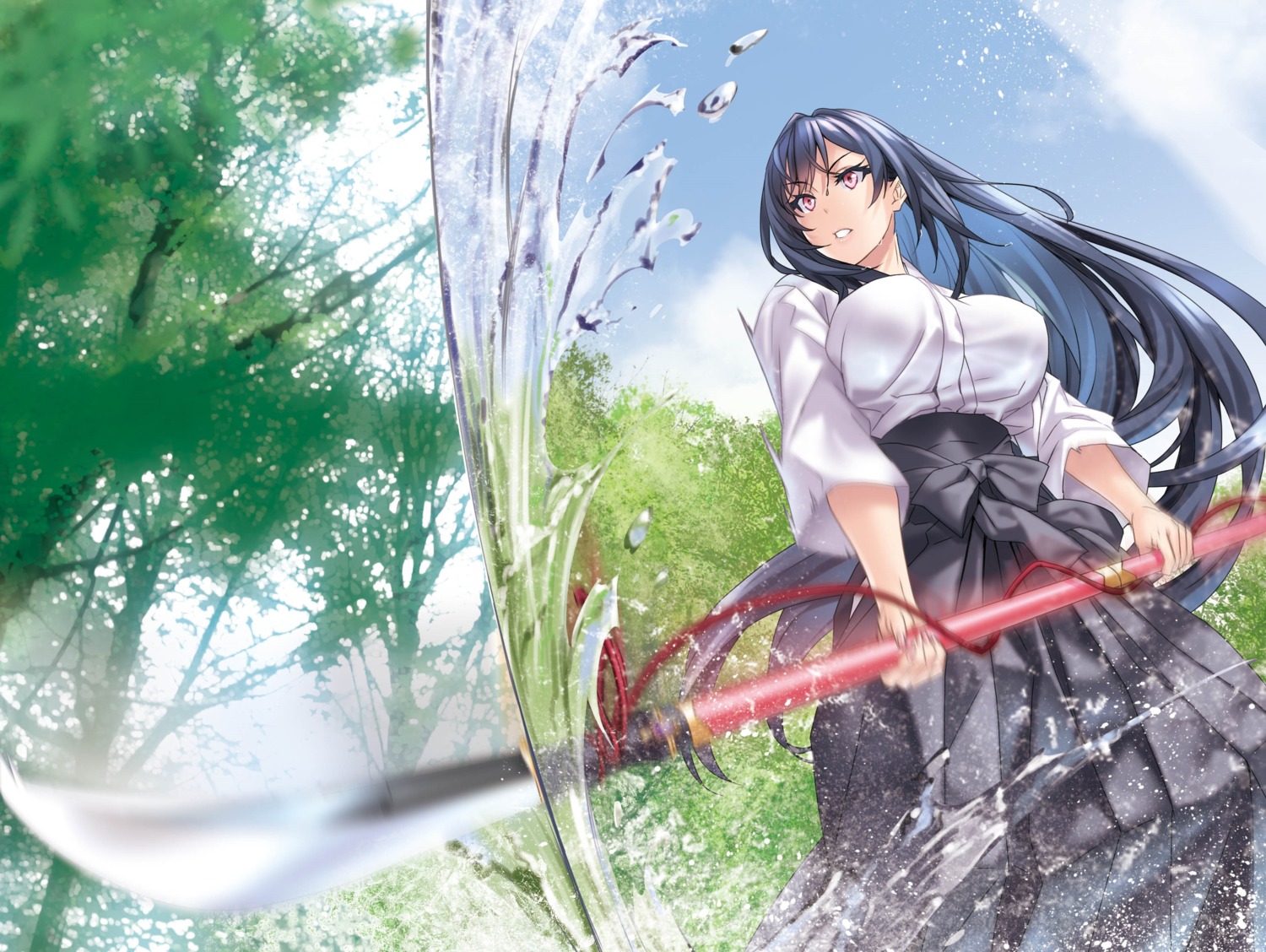 japanese_clothes, kannatsuki_noboru, magical★explorer, mizumori_yukine, weapon
