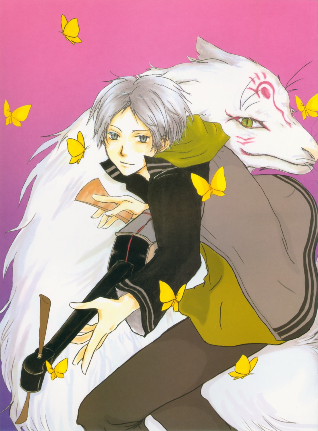 guitar, madara_(natsume), male, midorikawa_yuki, natsume_takashi, natsume_yuujinchou