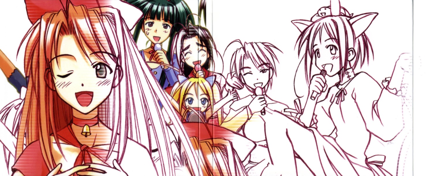 akamatsu_ken, aoyama_motoko, crease, konno_mitsune, love_hina, maehara_shinobu, narusegawa_naru, otohime_mutsumi