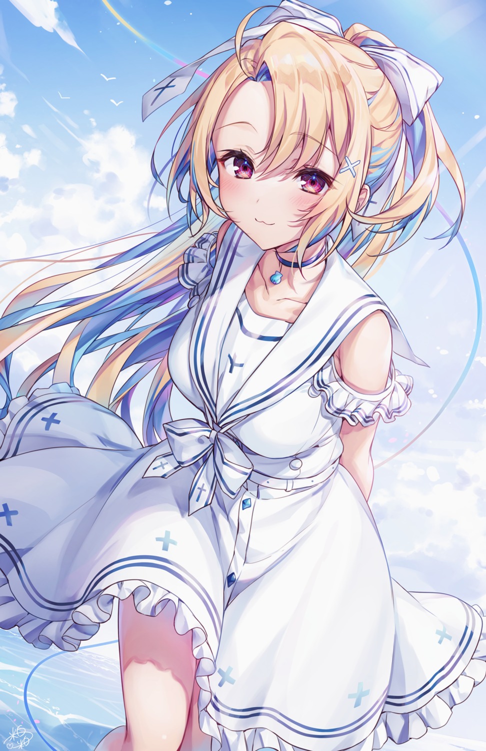 avatar_2.0_project, komeshiro_kasu, minase_shia, seifuku, skirt_lift