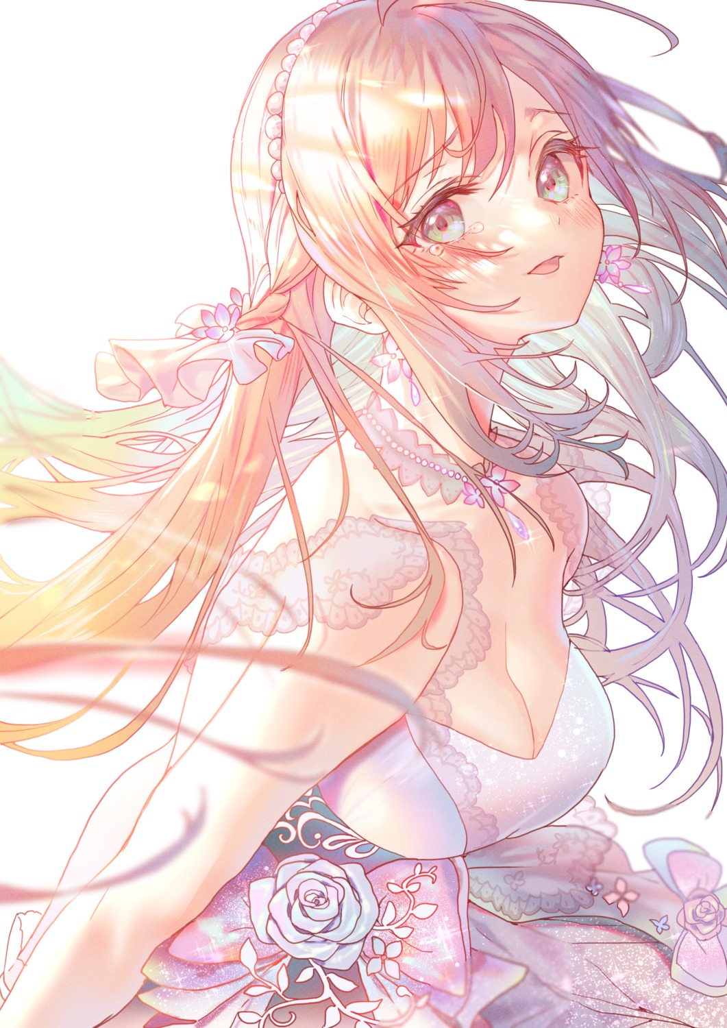 cleavage, dress, no_bra, the_idolm@ster, the_idolm@ster_cinderella_girls, torano