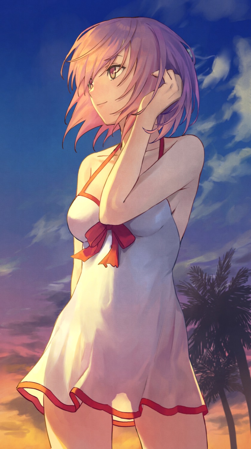 7aehyun, fate/grand_order, mash_kyrielight, see_through