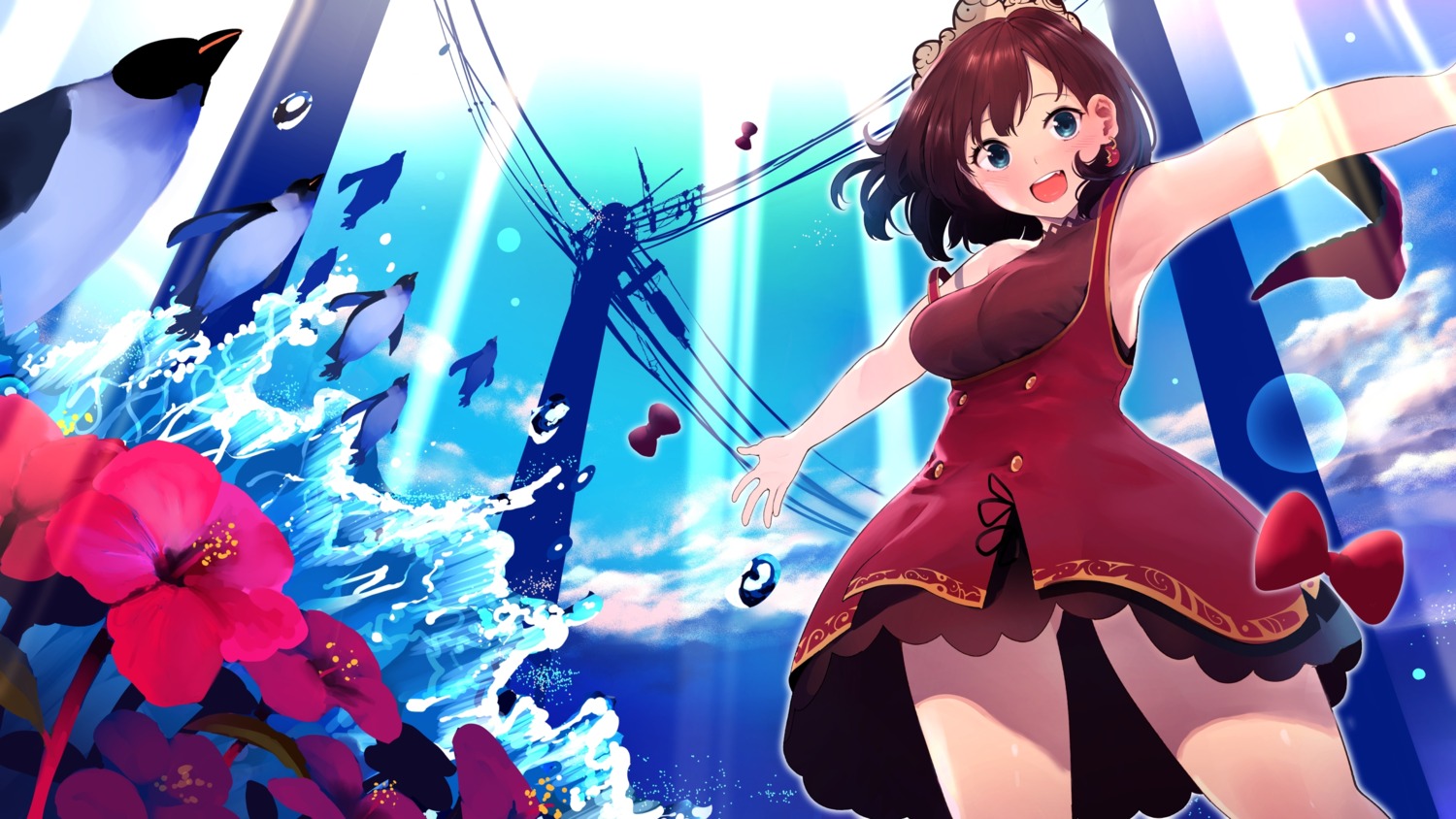 dress, itsutsuse, penguin