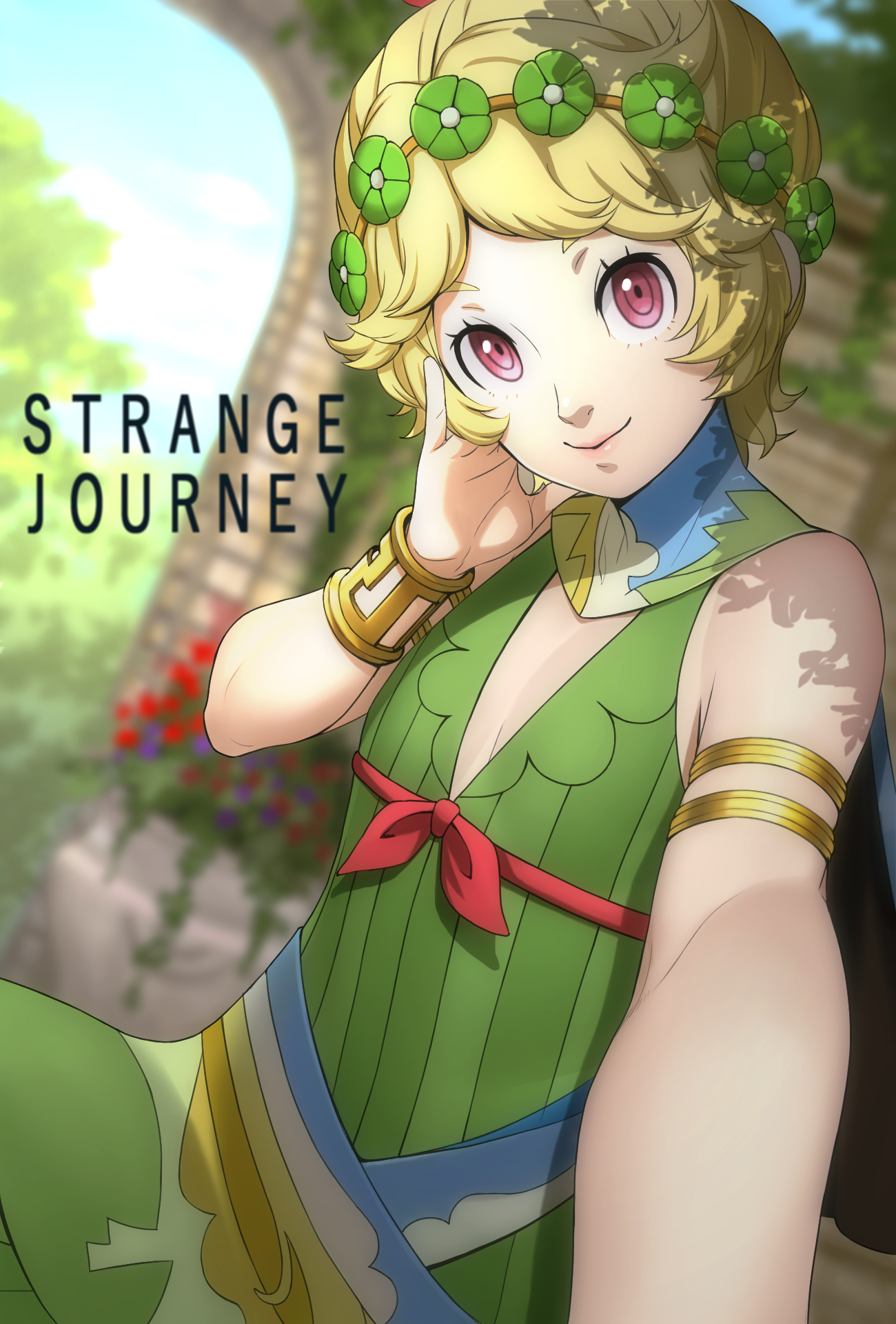 bajima_shouhei, cleavage, demeter_(megaten), megaten, no_bra, shin_megami_tensei, shin_megami_tensei:_strange_journey