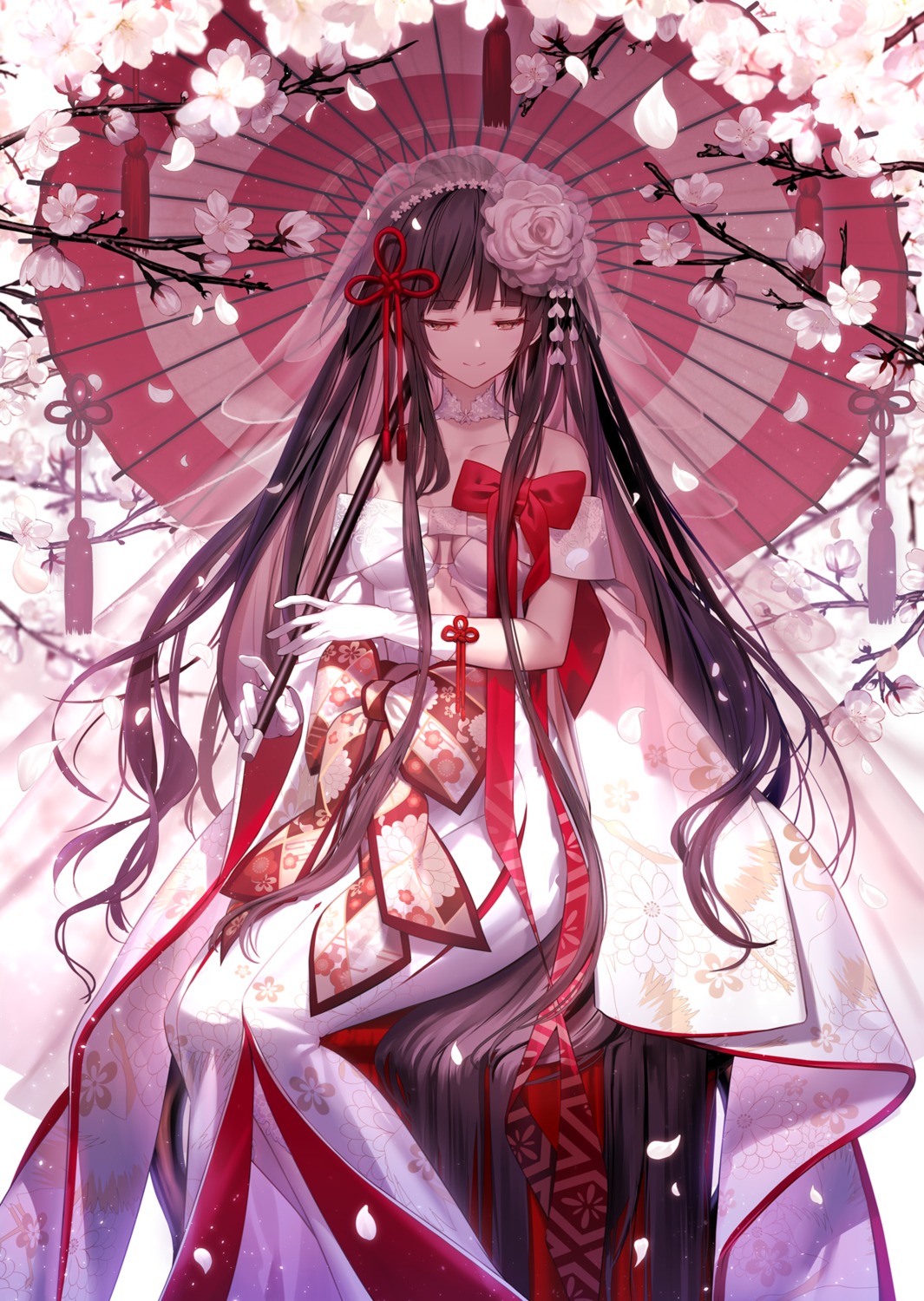 japanese_clothes, mashima_saki_(mashimasa), umbrella