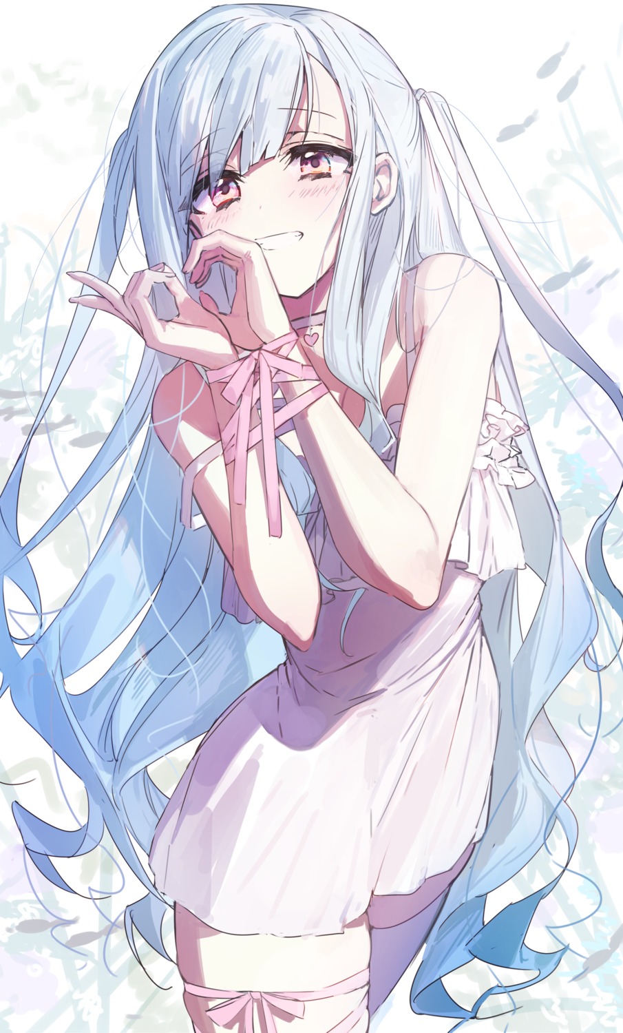 bondage, dress, thighhighs, wata_(attaka_taoru)