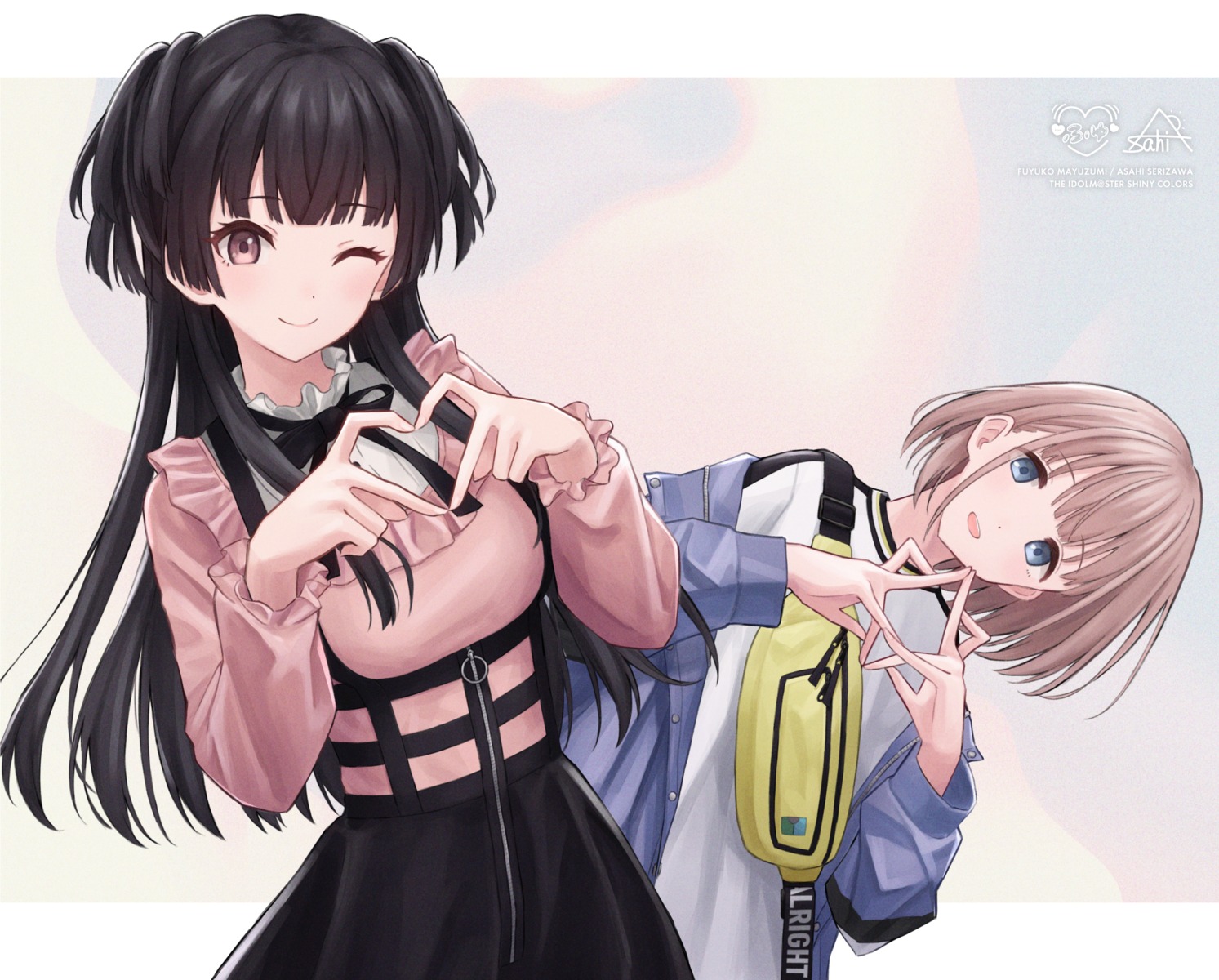 3mptydays, mayuzumi_fuyuko, serizawa_asahi, the_idolm@ster, the_idolm@ster_shiny_colors