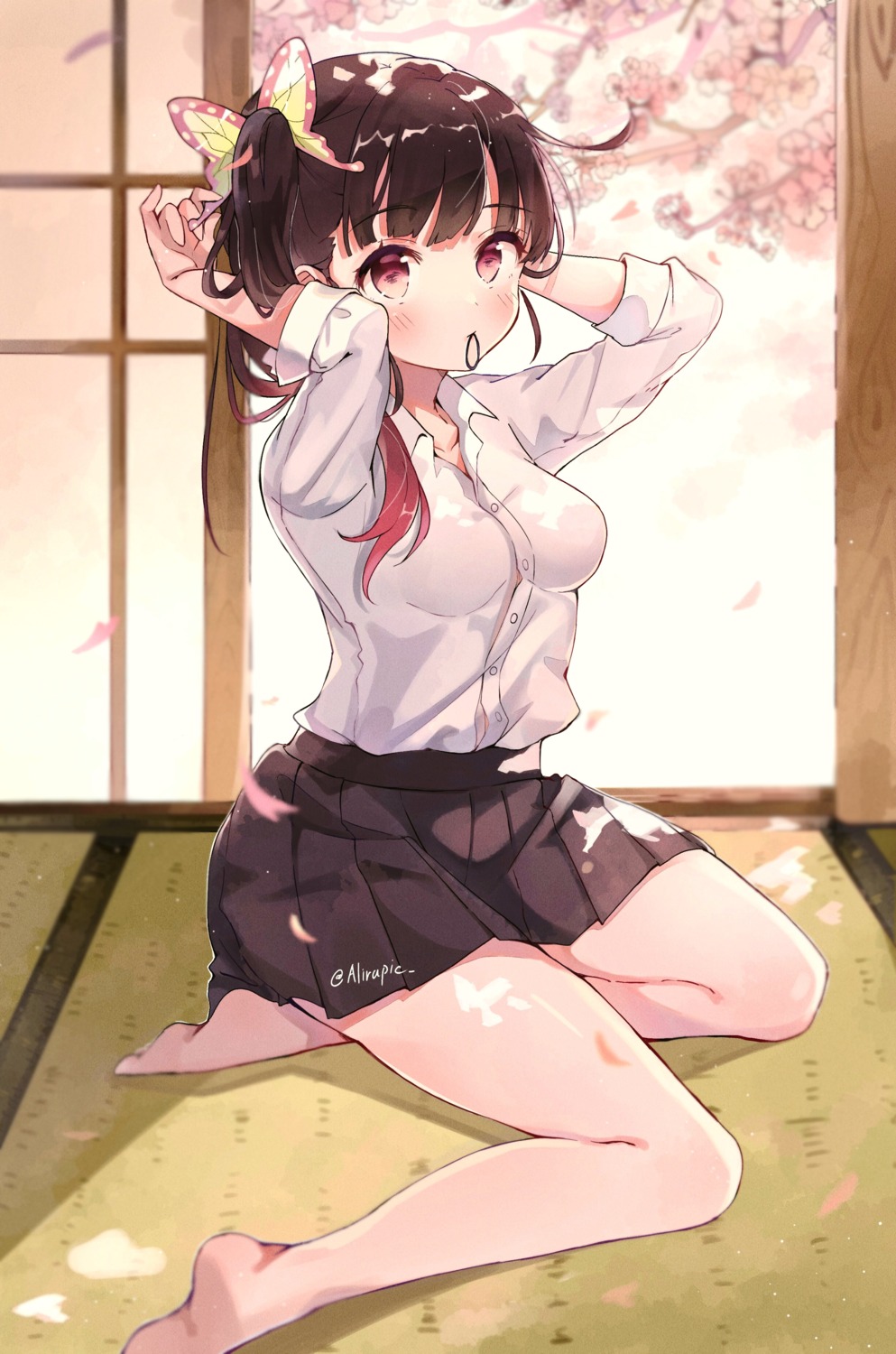 kimetsu_no_yaiba, seifuku, tsuyuri_kanao, wata_ramune