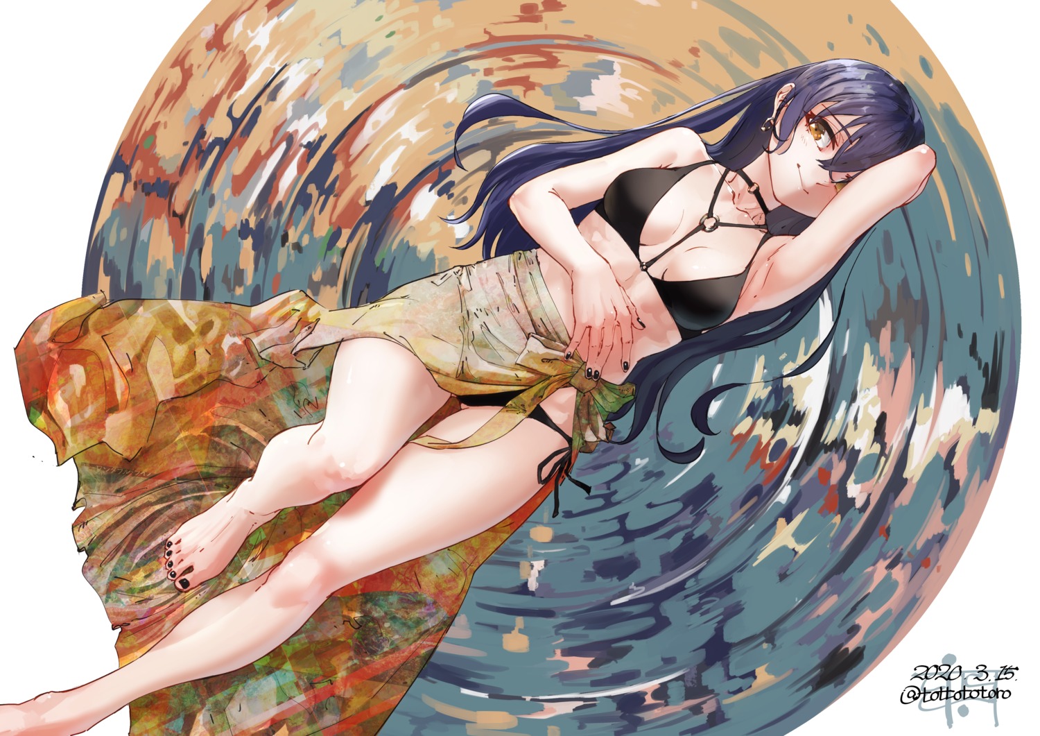bikini, ghode_(basashi), love_live!, love_live!_(series), see_through, sonoda_umi, swimsuits