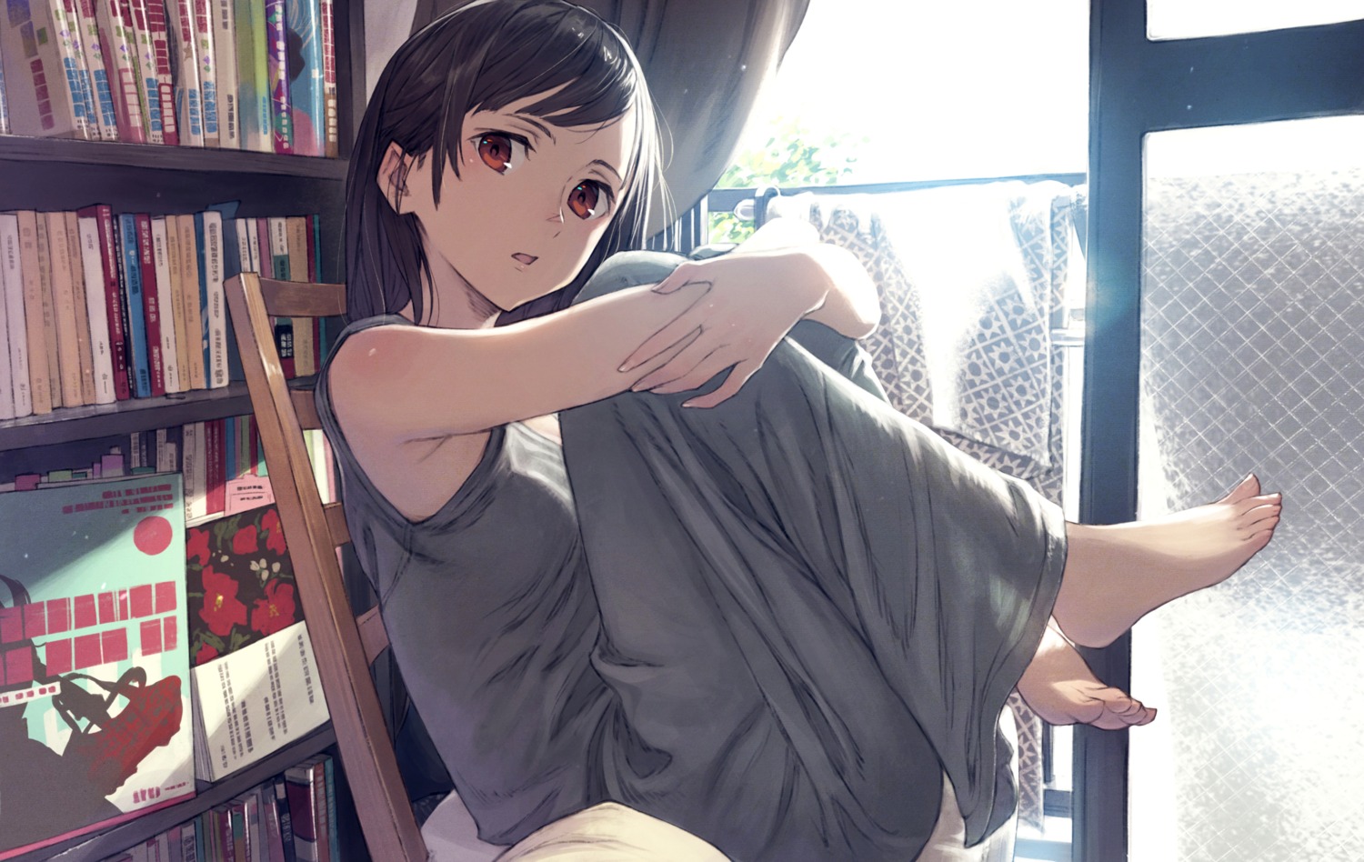 dress, feet, kusano_shinta