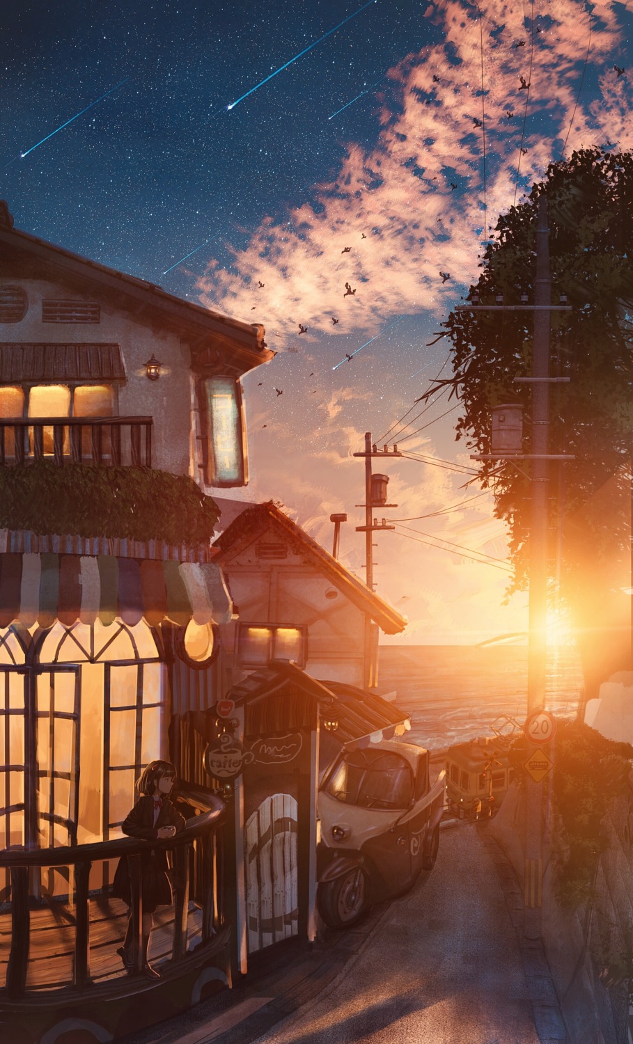 kenzo_093, landscape, seifuku