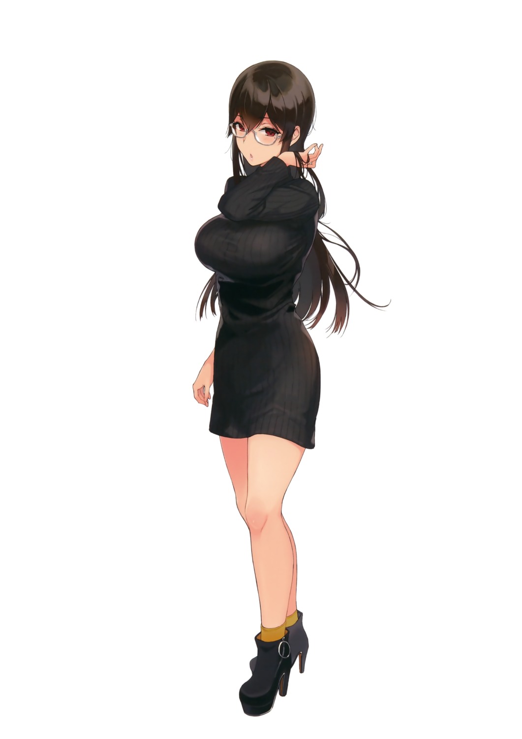 dress, megane, nanimoshinai, sakuramachi_touko, sasamori_tomoe, succubus_stayed_life