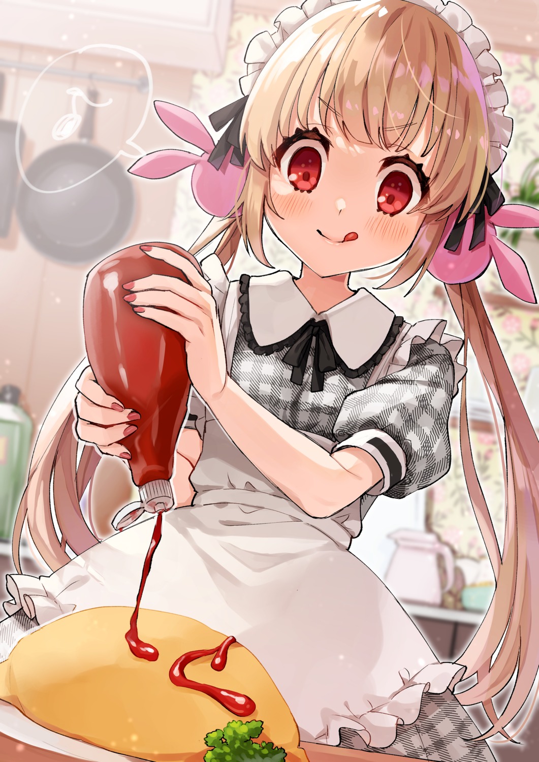 indie_virtual_youtuber, maid, natori_sana, omaru_(0marufestival)