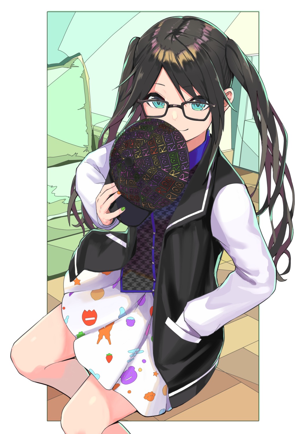 megane, merooon, mitsumine_yuika, the_idolm@ster, the_idolm@ster_shiny_colors