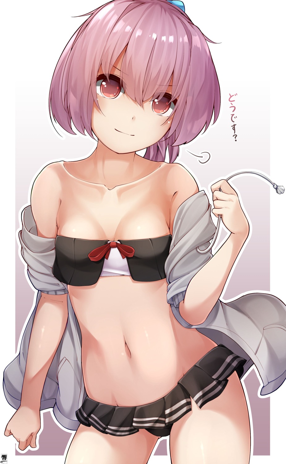 bikini, hibiki_zerocodo, kantai_collection, open_shirt, shiranui_(kancolle), swimsuits