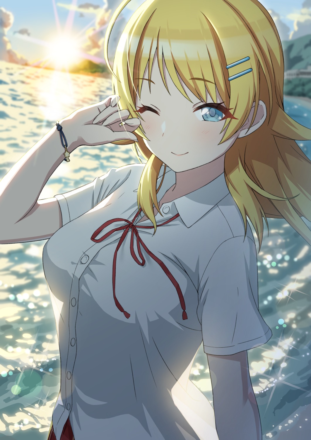 amochin, hachimiya_meguru, seifuku, the_idolm@ster, the_idolm@ster_shiny_colors