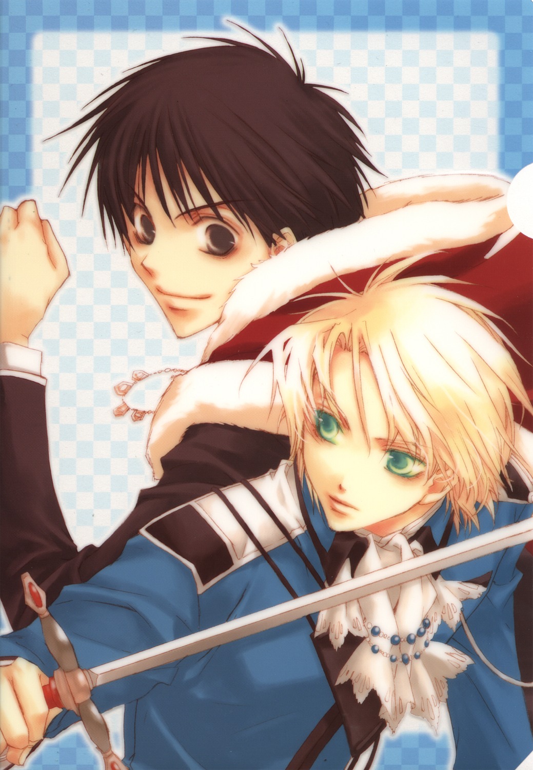 kyou_kara_maou, male, matsumoto_temari, shibuya_yuuri, wolfram_von_bielefeld