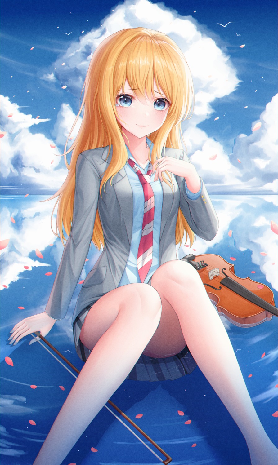 miyazono_kaori, seifuku, shigatsu_wa_kimi_no_uso, skirt_lift, wet, yjs0803123