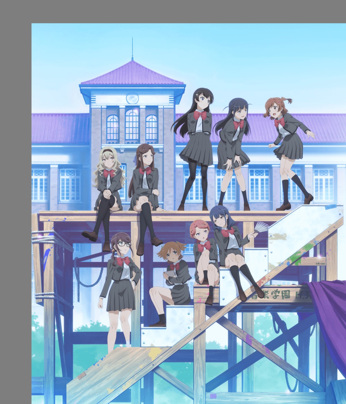 aijou_karen, daiba_nana, hanayagi_kaoruko, hoshimi_junna, isurugi_futaba, kagura_hikari, megane, pantyhose