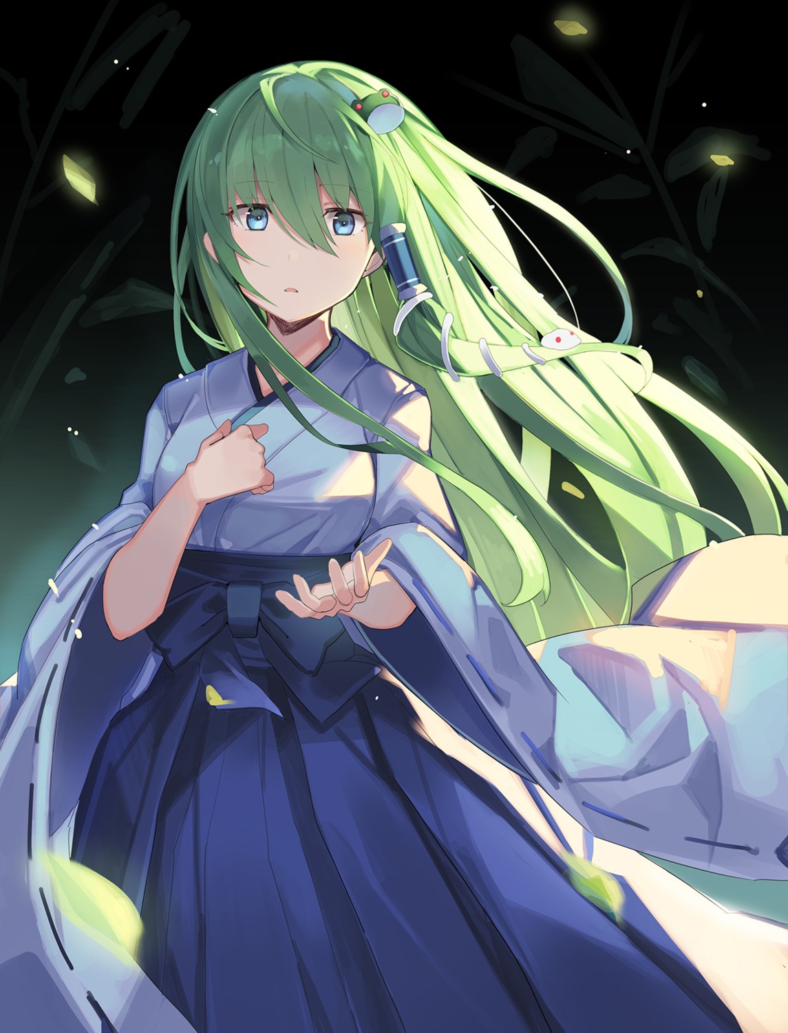 japanese_clothes, kochiya_sanae, rin_falcon, touhou