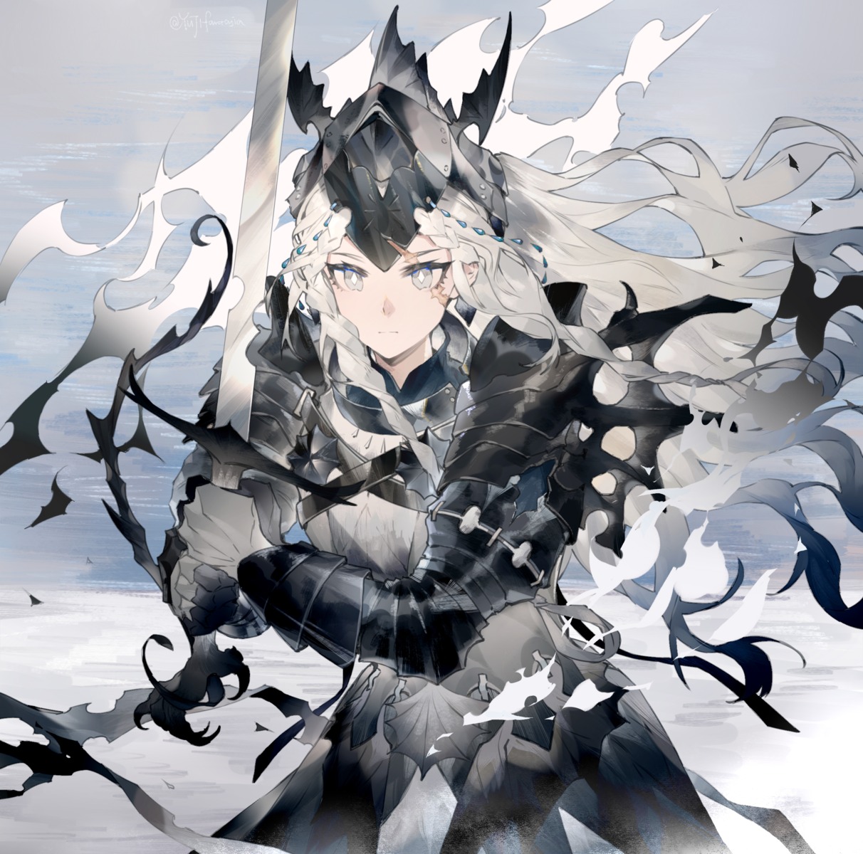 armor, sword, yuji_(fantasia)