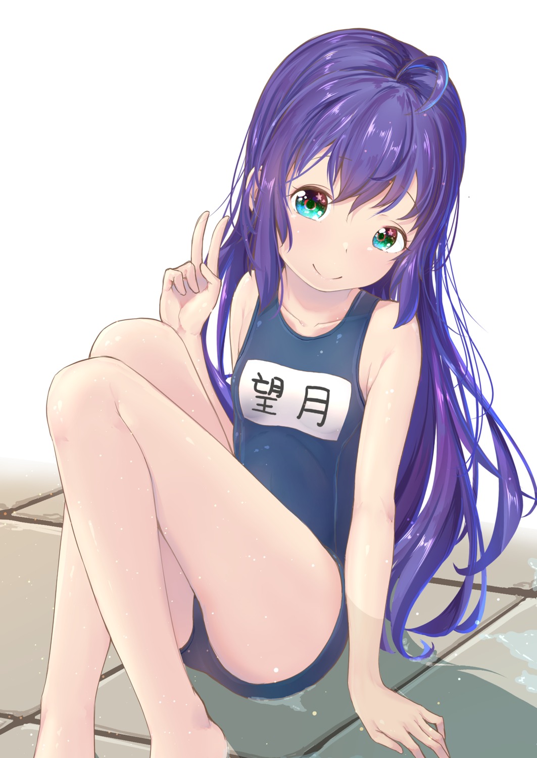 hikotou_(sao73cat), mochizuki_anna, school_swimsuit, swimsuits, the_idolm@ster, the_idolm@ster_million_live!, wet