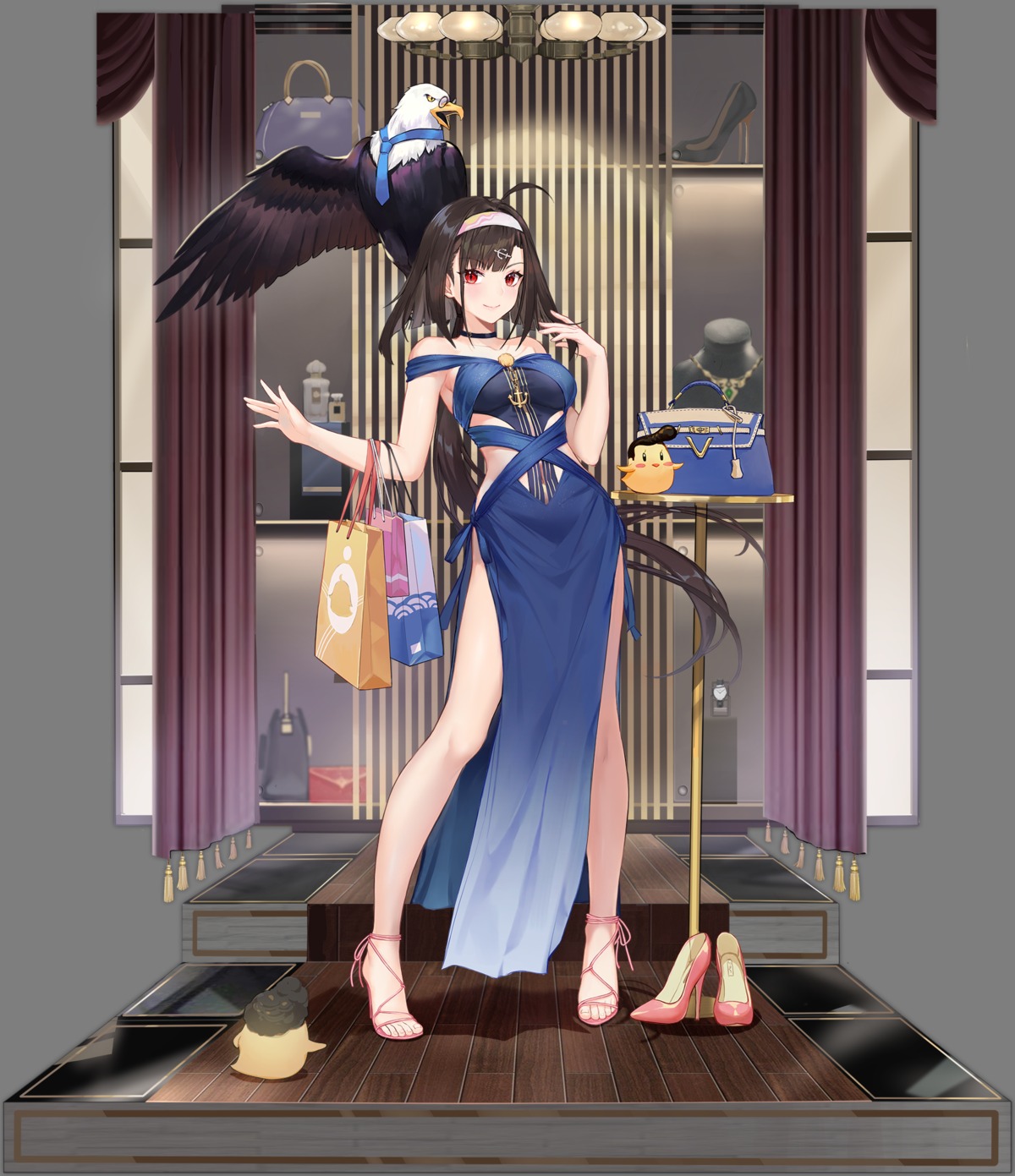 atdan, azur_lane, dress, heels, independence_(azur_lane), manjuu_(azur_lane), transparent_png