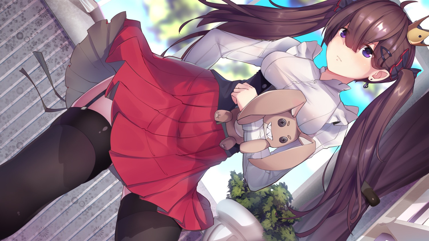 scallion15, seek_girl, skirt_lift, stockings, thighhighs, wallpaper
