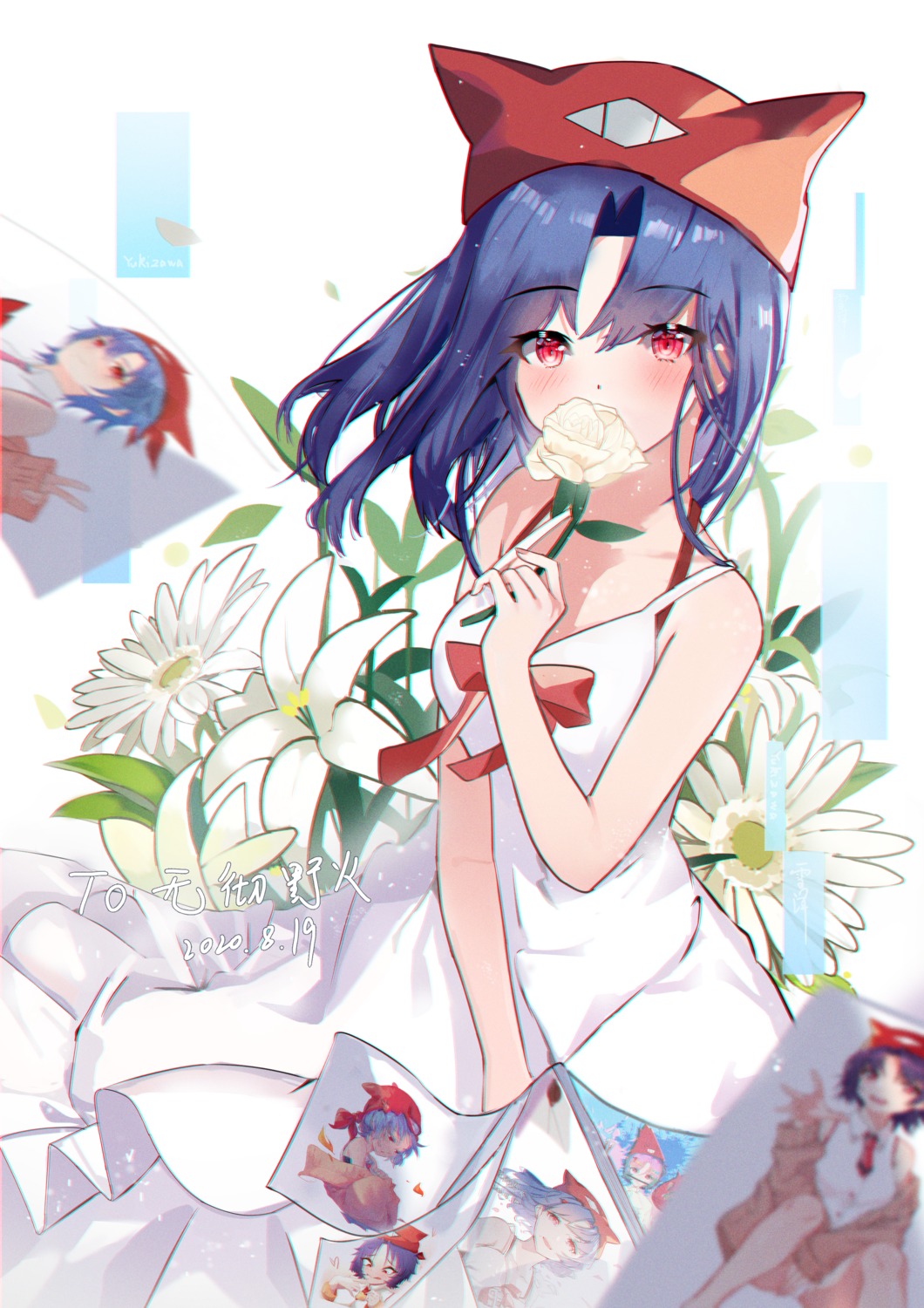 dress, skirt_lift, summer_dress, sweater, yukizawa