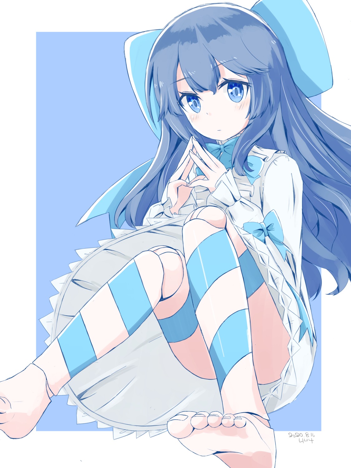 dress, feet, little_witch_nobeta, skirt_lift, tania_(little_witch_nobeta), yu4_(pixiv1027497)