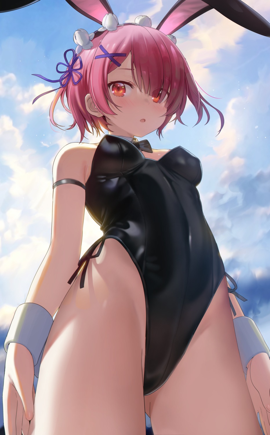 animal_ears, bunny_ears, bunny_girl, ram_(re_zero), re:zero_kara_hajimeru_isekai_seikatsu, seicoh