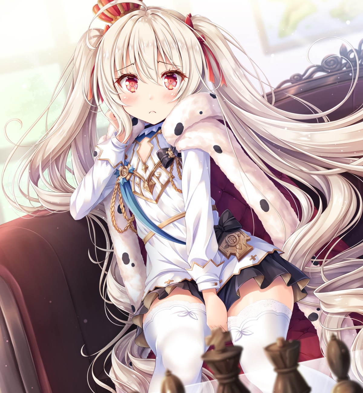 akashio, azur_lane, thighhighs, uniform, valiant_(azur_lane)