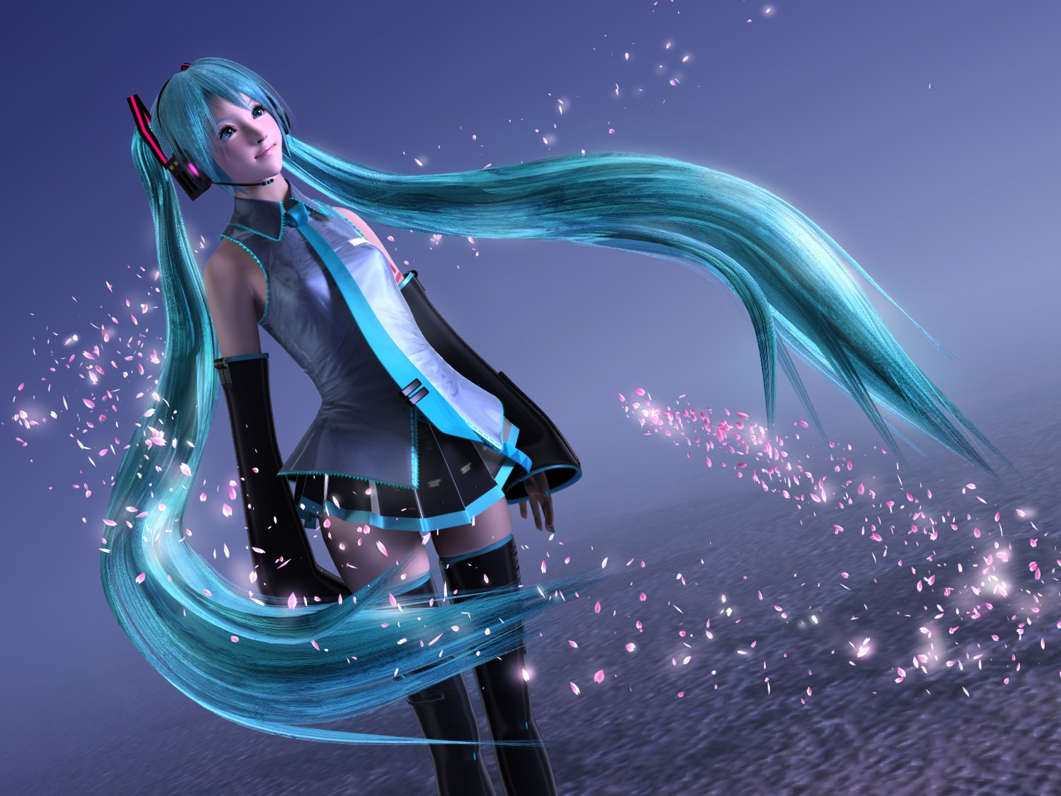 ancho_bi, cg, hatsune_miku, hinemaru, thighhighs, vocaloid, wallpaper