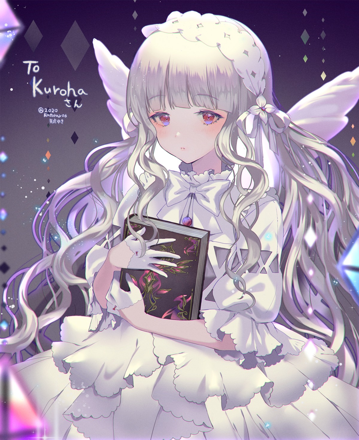 dress, hanatora_yuki, wings