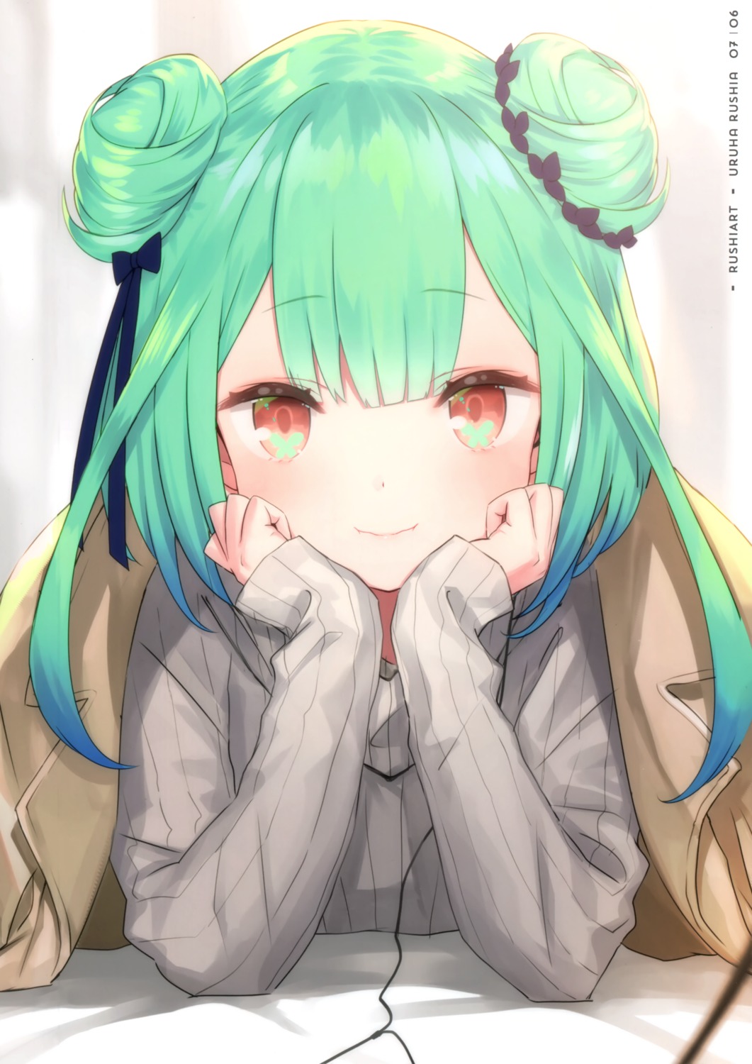 hololive, kamikire_basami, sweater, uruha_rushia, yasuyuki