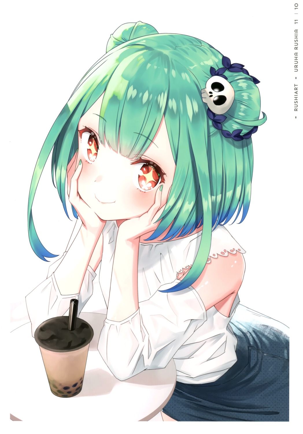 hololive, kamikire_basami, uruha_rushia, yasuyuki