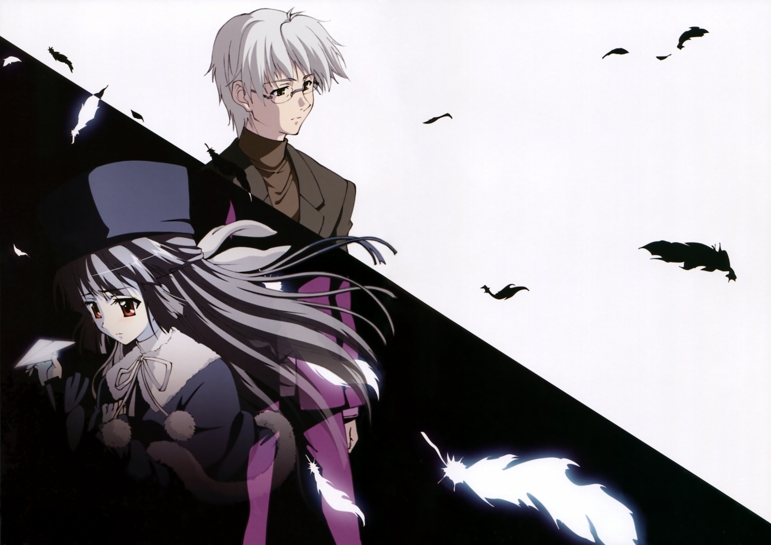 amamiya_yuuko, ef_~a_fairytale_of_the_two~, himura_yuu