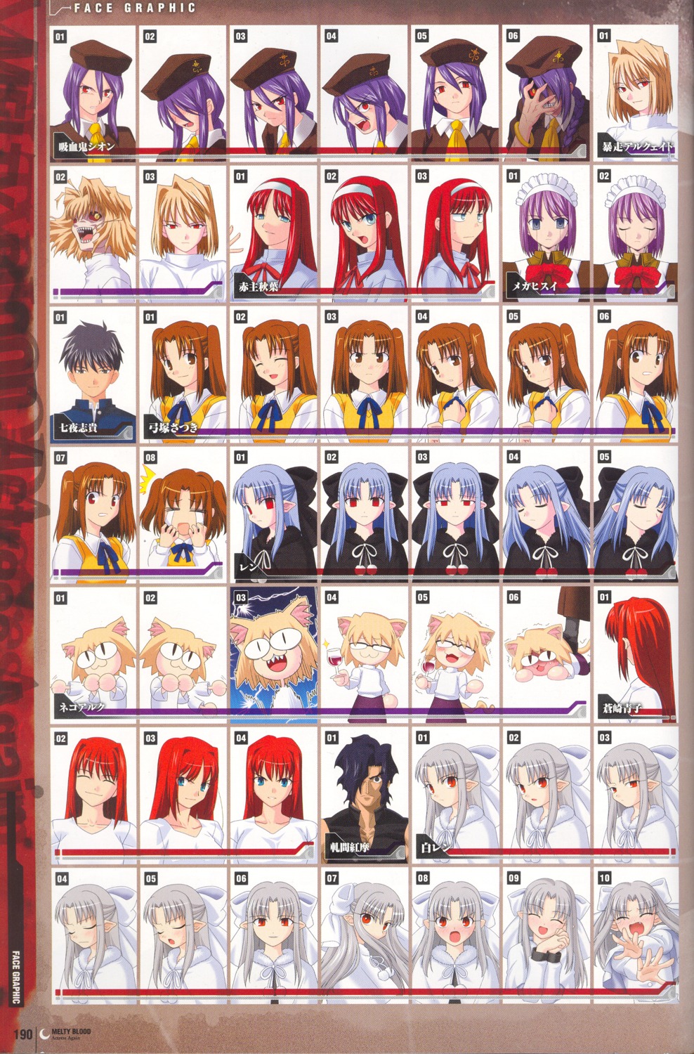 aozaki_aoko, hisui, kishima_kouma, len, mech-hisui, melty_blood, nanaya_shiki, neko_arc