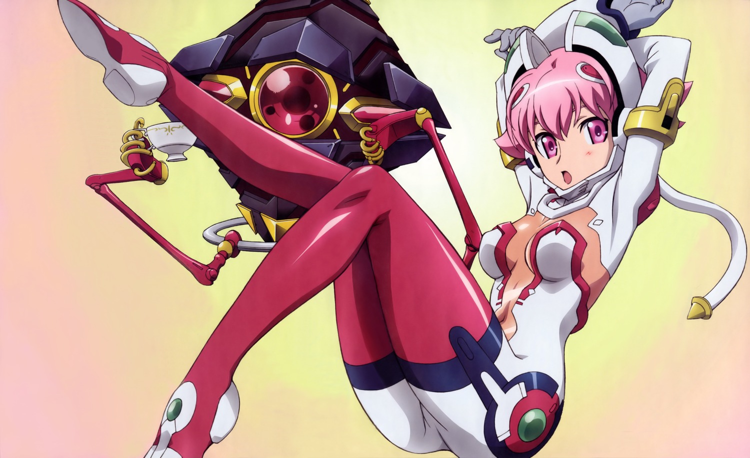 bodysuit, leopard, nishizawa_shinya, shishidou_akiha, sora_wo_kakeru_shoujo