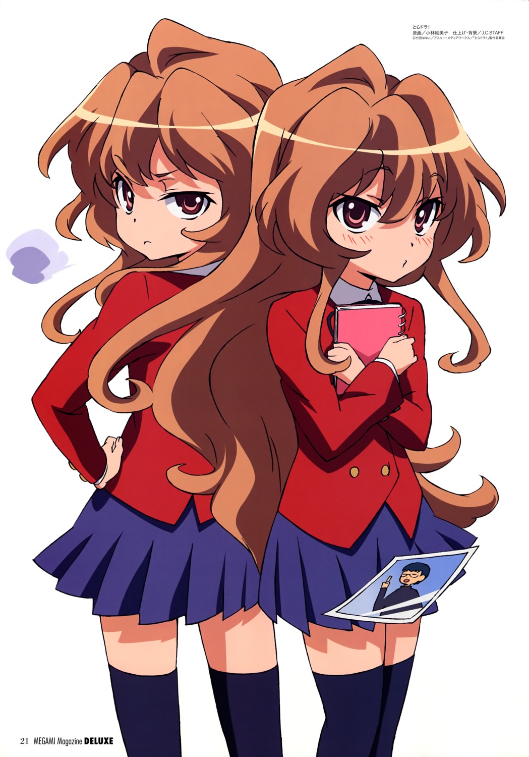 aisaka_taiga, kobayashi_emiko, seifuku, toradora!