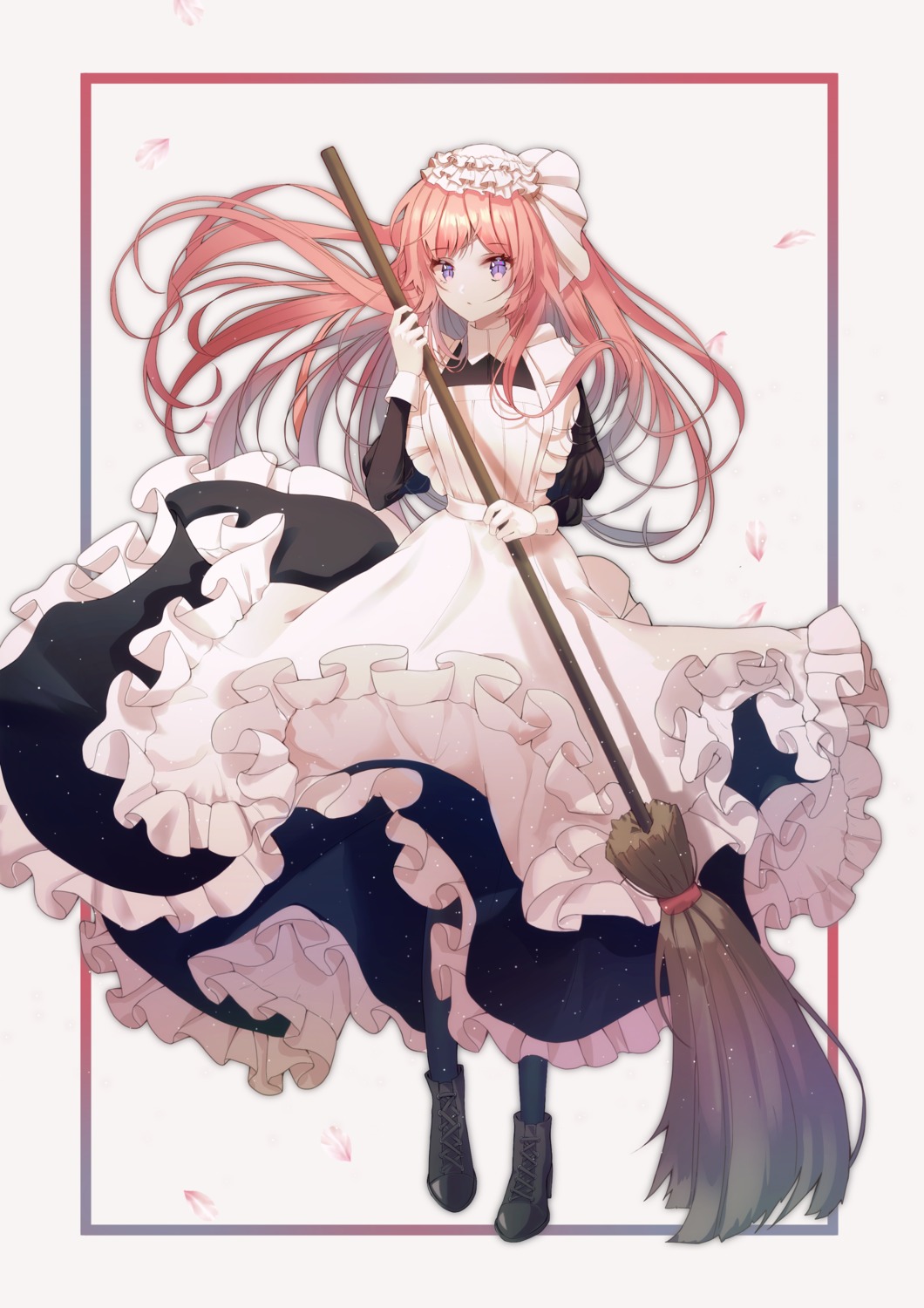 boori988, maid, skirt_lift