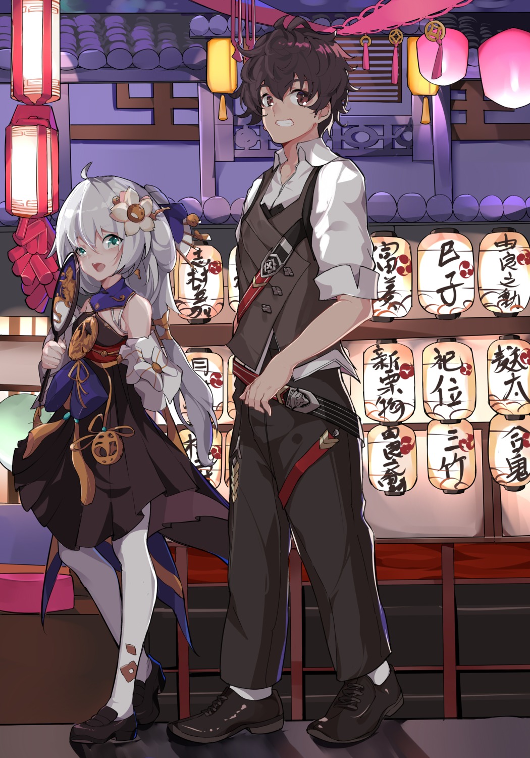 asian_clothes, benghuai_xueyuan, guaili_shu, heels, honkai_impact, pantyhose, skirt_lift, theresa_apocalypse