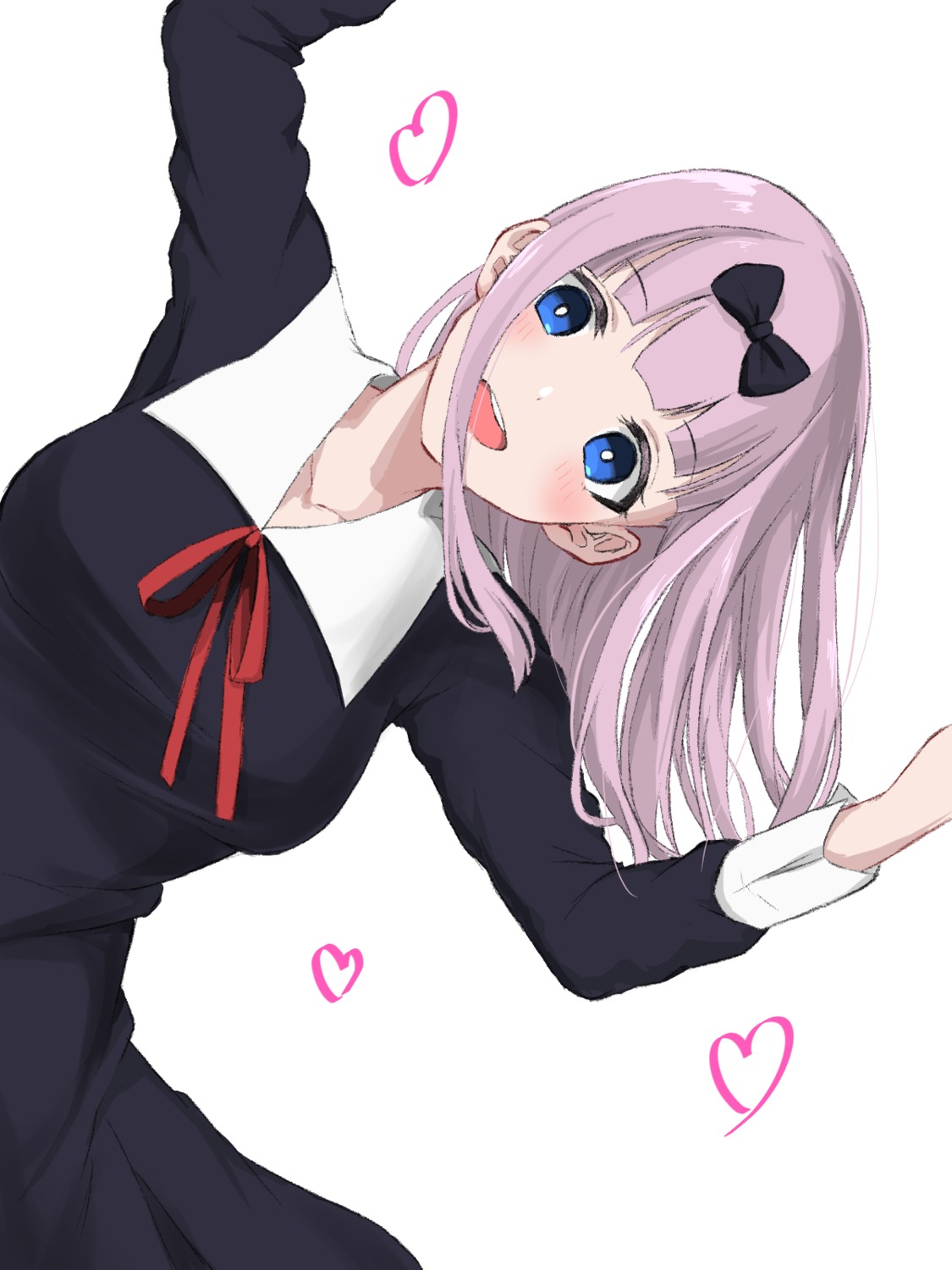 aliasing, fujiwara_chika, kaguya-sama_wa_kokurasetai_~tensai-tachi_no_renai_zunousen~, kee, seifuku