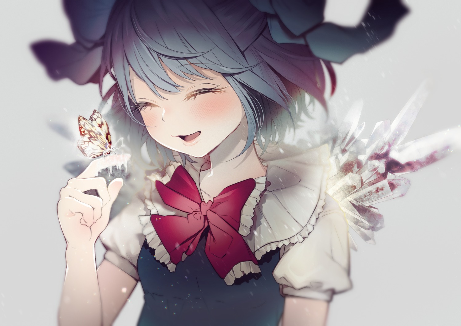 cirno, shiori_(moechin), touhou, wings