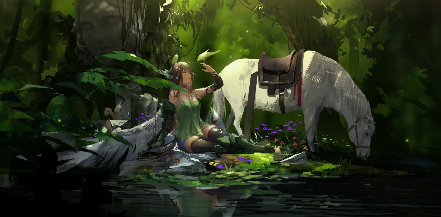 no_bra, swd3e2, thighhighs, venusblood_-frontier-, wings