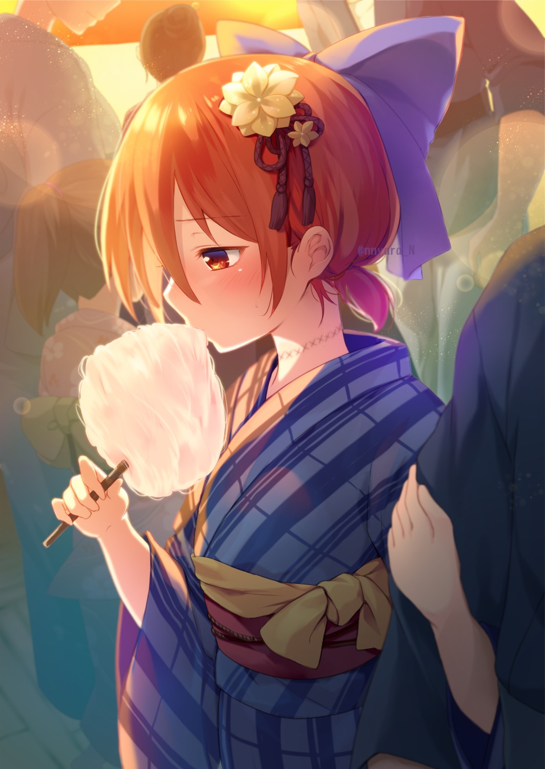 nyara_nico, sekibanki, touhou, yukata