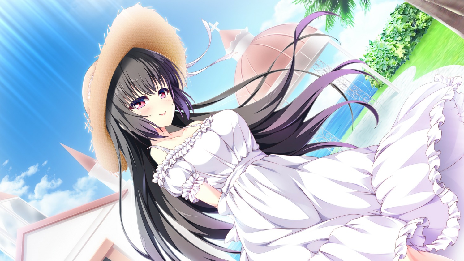 dress, game_cg, hook, houkago_cinderella, rinks, summer_dress, tayori_tanomi